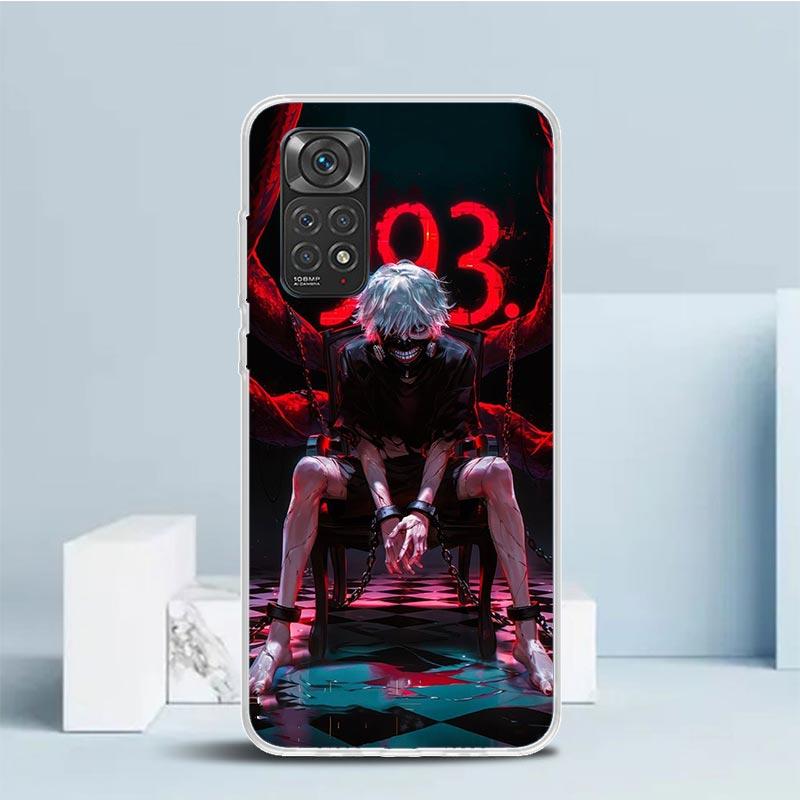 G-Ghoul Tokyo Kaneki Ken Soft Cover for Xiaomi Redmi Note 15 14 13 12 Pro Plus Phone Case 14S 11S 11T 11E 10S 10 4G Pattern Shel