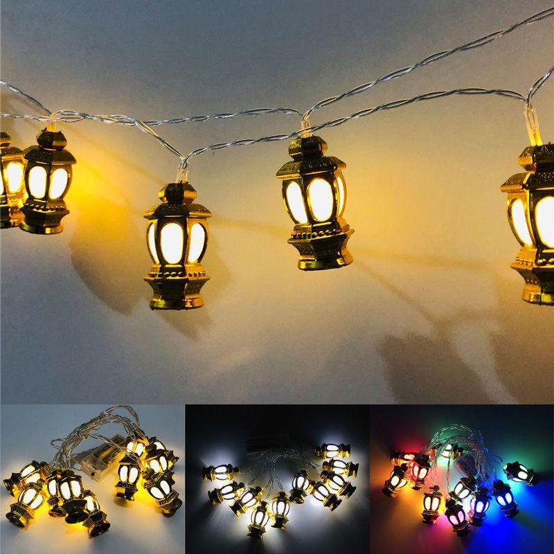 Elegant Lantern Shape Led Fairy String Light For Islam Muslim Home Decor