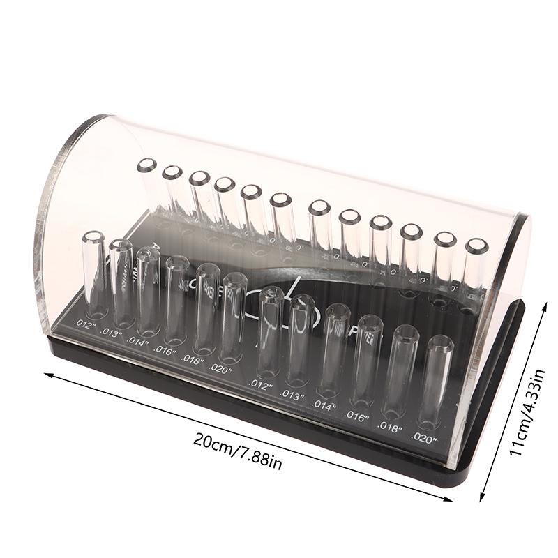 Acrylic Organizer Dental Resin Adhesive Applicator Holder Pre-Formed Bow Wire Placement Box Storage Dust Box