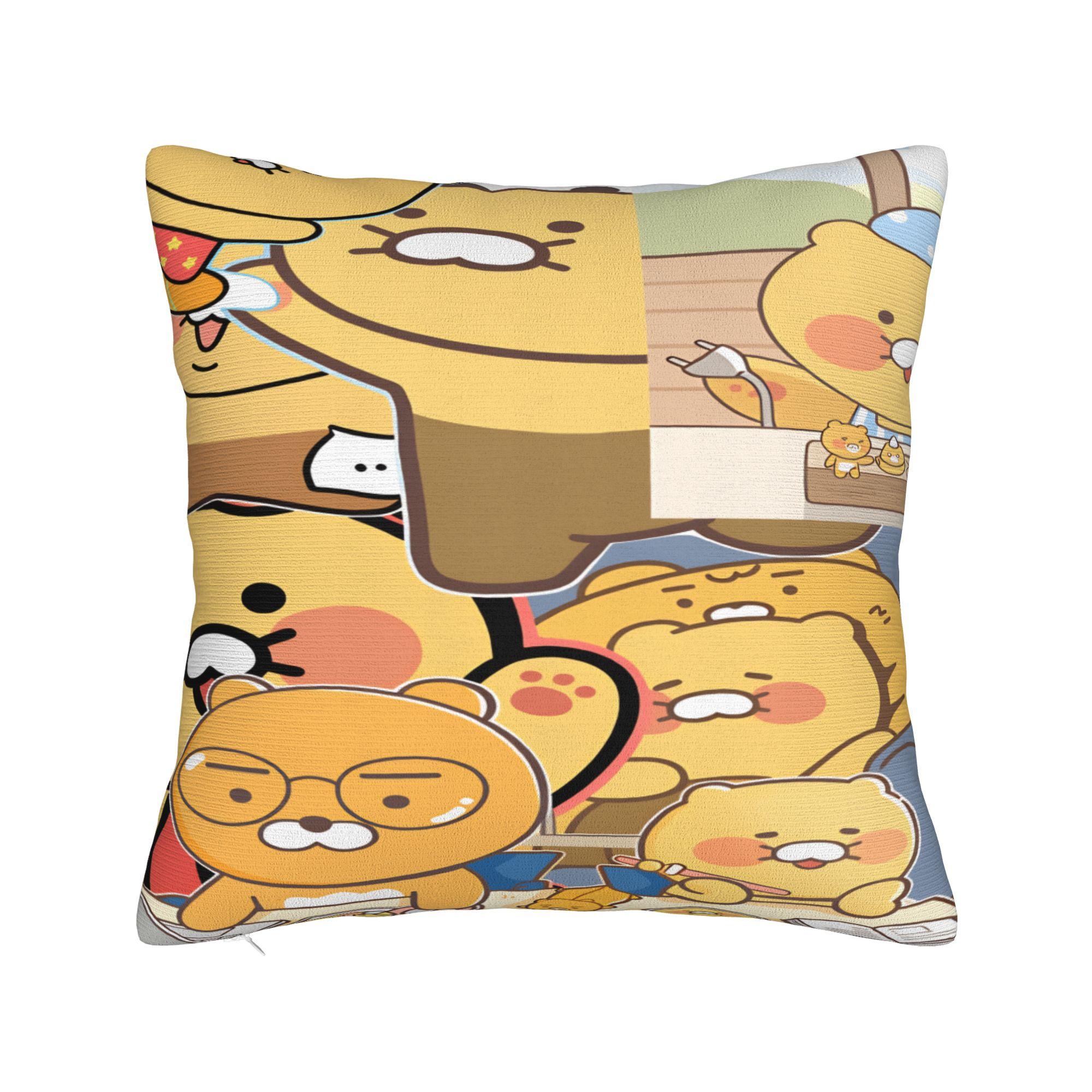 K-Kakaos F-Friends Choonsiks Наволочка Мягкая Наволочка На Подушку Новинка Чехол На Подушку Для Офиса Автомобиля Домашнего Декора 12x12Inch