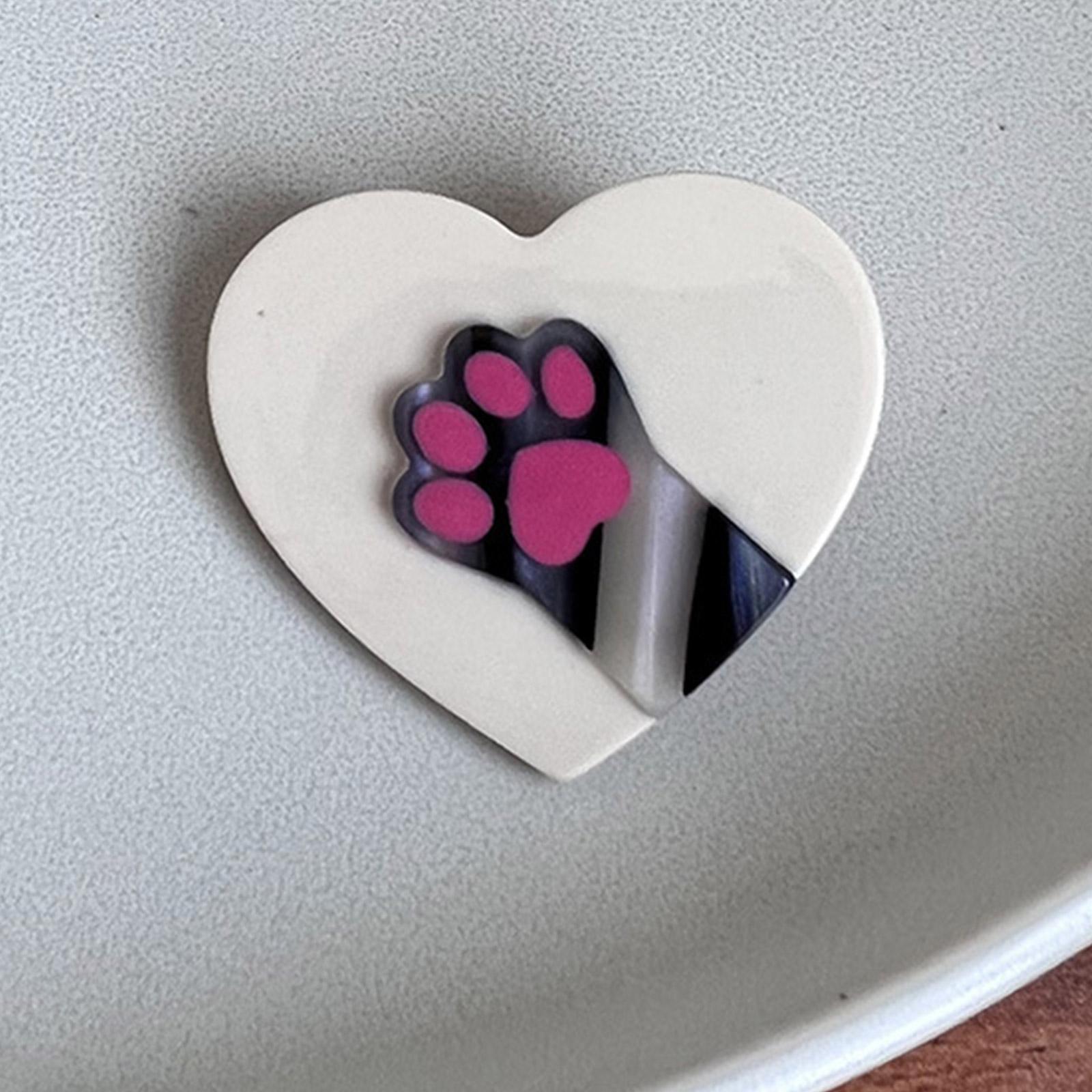 

Диадемы для девочек, укладка волос, милая кошачья лапа, веревка для волос и заколка для волос, дизайн в виде сердца, заколки для волос для малышей