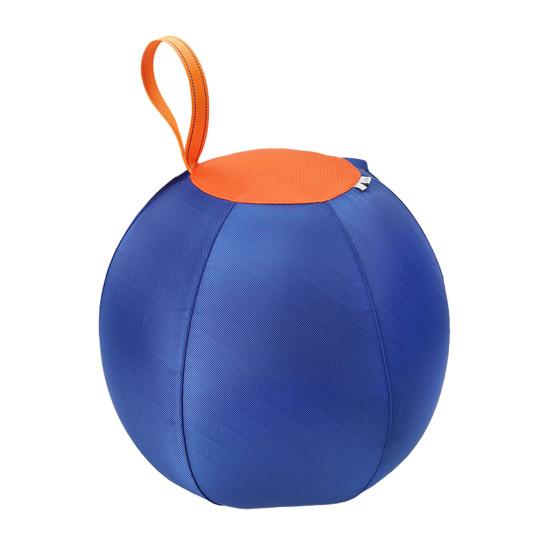 18 Inches Inflatable Calming Ball for Dogs Herding Ball with Cover Handle Tear-Resistant Dog Training Ball for Large Breeds Outdoor Active Play