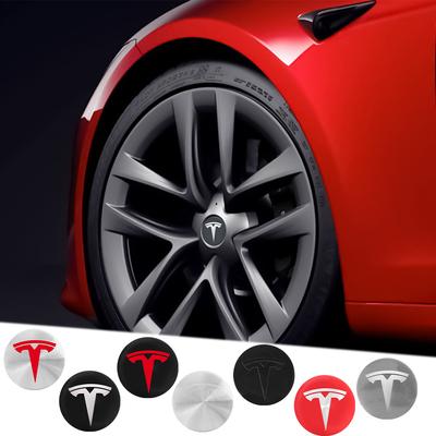 56mm Car Wheel Center Hub Cap Sticker Logo Cover Accessories For Model 3 Model S X Model Y Roadster SpaceX Cybertruck