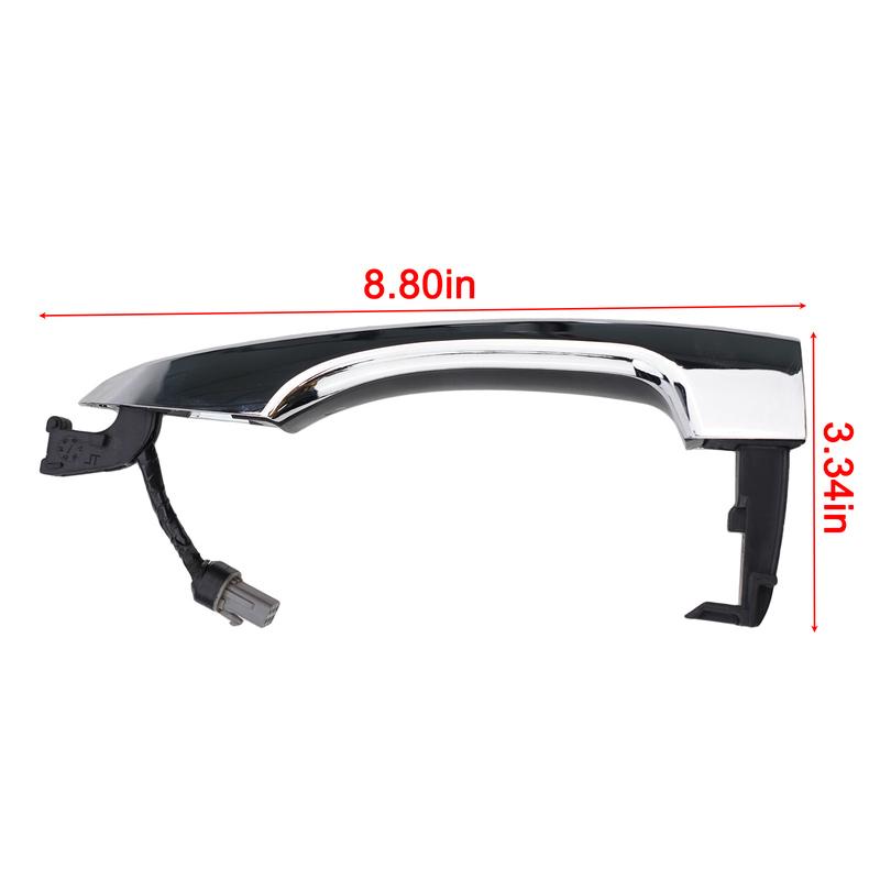 

Replacement For Smart Key Front Left Door Handle for Hyundai For Tucson Models from 2016 to Part #82651D3710