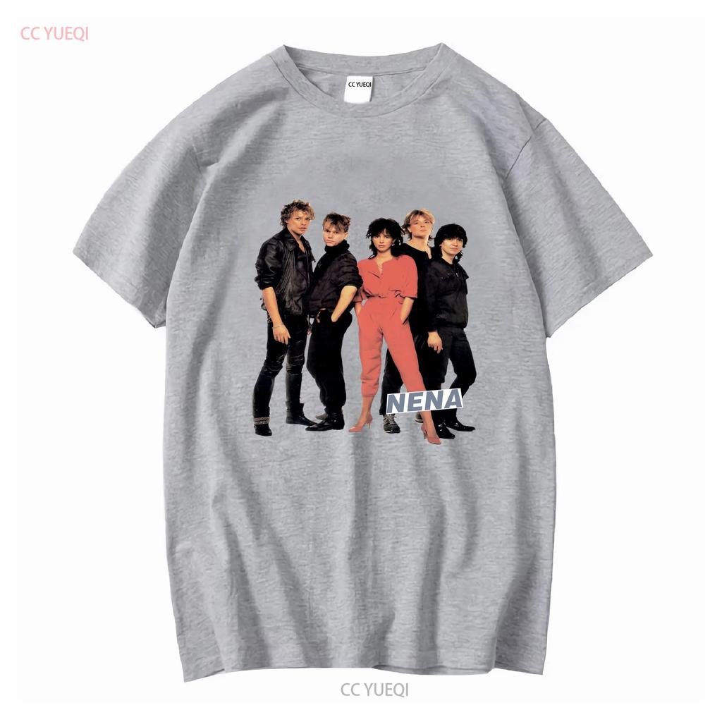 Vintage 80s Nena T shirt New Wave Synth Pop Punk Rock Band White Size Small vintage Washed Top For Everyday Wear streetwear