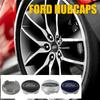 4PCS Car Badge Wheel Center Cap Rim Cover Decor Accessories For Fiesta Focus 2 Mondeo Mk4 Mustang Ranger Kuga S-MAX Transit
