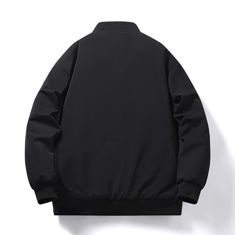 New baseball jersey cotton-padded jacket autumn and winter jacket men's stand-up collar casual jacket men's loose cardigan cotton-padded jacket