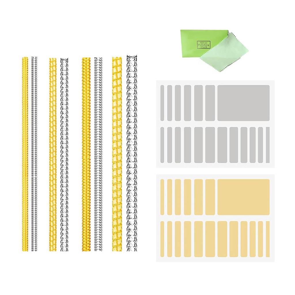 Sada 46 kusů nastavitelných silikonových podložek Nastavitelný silikonový držák kroužků pro pohodlné vylepšené uchopení