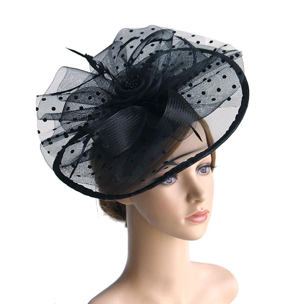 Fascinators Hat Tea Party Headwear Ribbons Feathers Decoartion 1920s Club Stylish Elegant Headbands With Headband And Clip Headpiece For Girls Women