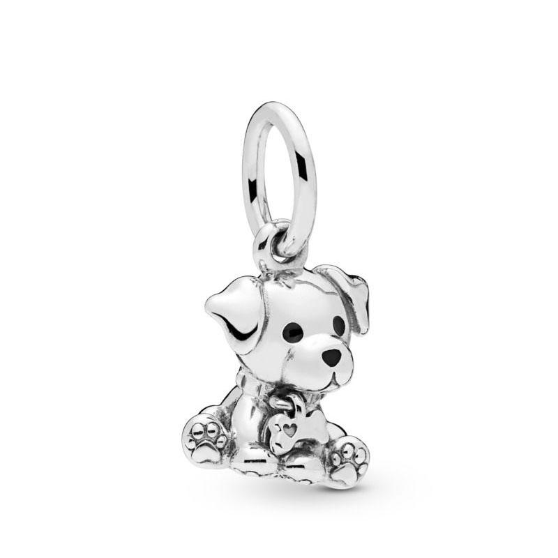 Kupferplattierte Tier Hund Katze Eule Leuchten im Dunkeln Anhänger Charms Perlen Passen Original Pandora Armband Damenschmuck