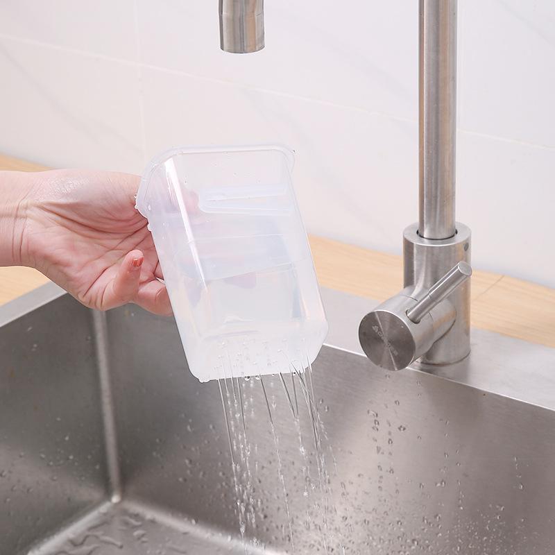 Nový plastový úložný box na boční dveře chladničky, kombinace, kuchyňský odkapávač, stojan na příbory, organizér