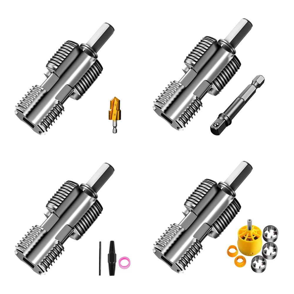 PVC-Rohrgewindeschneider Einfach zu bedienendes Zubehör für Elektrische Profi-Werkzeuge Bohrmaschine Garage Gewindeschneiden N5M3