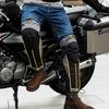 1 Paar Motorfiets Kniebeschermers Motorfiets Verstelbare Riem Winddicht Winter Warmer Kniebeschermer