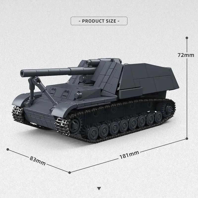 NO.300039 767pcs SD.KFZ.165 HUMME Model  Building Blocks MOC Military Educational Toys for And Adults