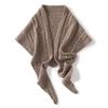 Women's 100% Pure Cashmere Solid Color Knit Scarf - New Fashion Warm Neck Protection