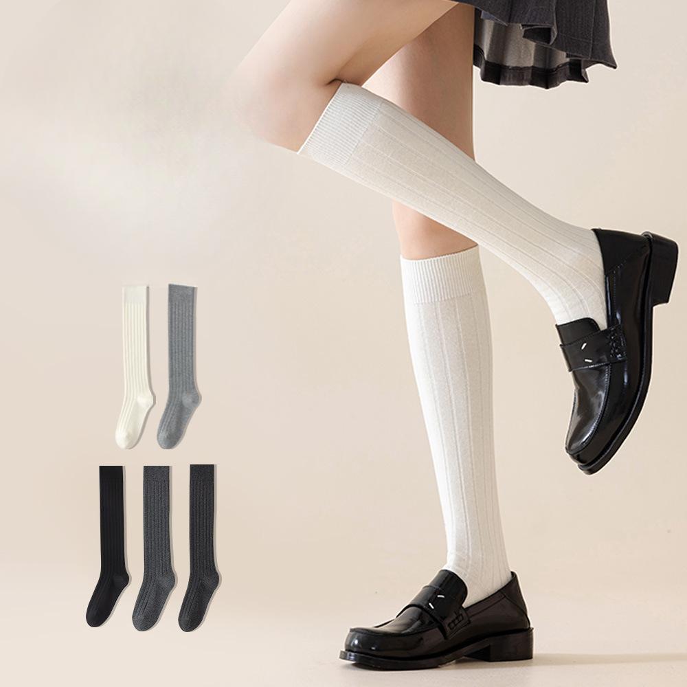 Ladies Spring and Autumn Fashion New Skinny Boneless Long Leg Socks
