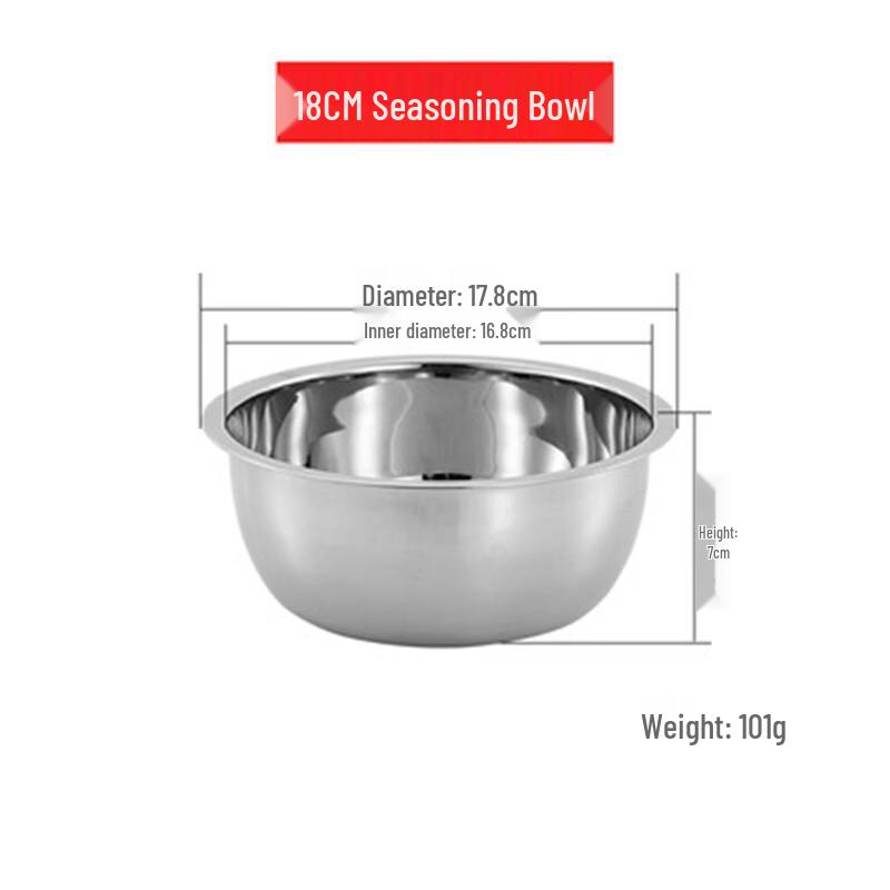 Stainless Steel Kitchen Mixing Bowl