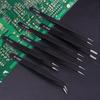 Anti-Static Stainless Steel Tweezers Precision Maintenance Industrial Electronic Repair Tool Car Body Sheet Metal Repair Tools