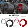 Echte Weiche Carbonfaser-Zieraufkleber Für Mercedes Benz SLK R171 2004 2005 2006 2007 2008 2009 2010 Lenkradzubehör