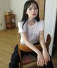 Mimdeowodeulobeu [Mimdeowodeulobeu]Luv-U Hotpix T-Shirt_White