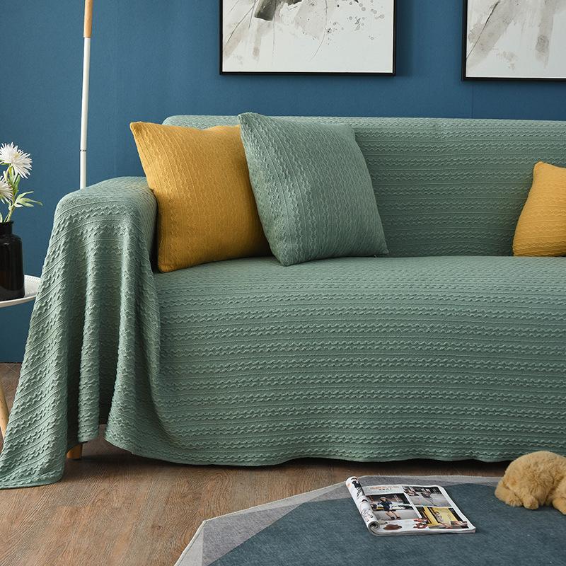 Sofa Cover Sofa Full Cover Cloth Four Seasons Sofa Cover Towel Wool Sofa Cushion