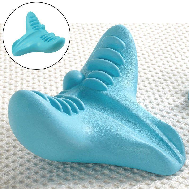 Nackenmassagegerät, Nacken-Schulter-Massage, zervikales Traktionsgerät, Halswirbelsäule, Schmerzlinderung, Nackenmassagekissen