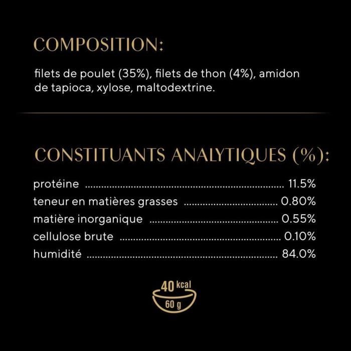 Aliment Complémentaire - SHEBA - LES DOMES DE SHEBA - Filets Poulet Et Thon - 32 X 60g - Pêche Durable