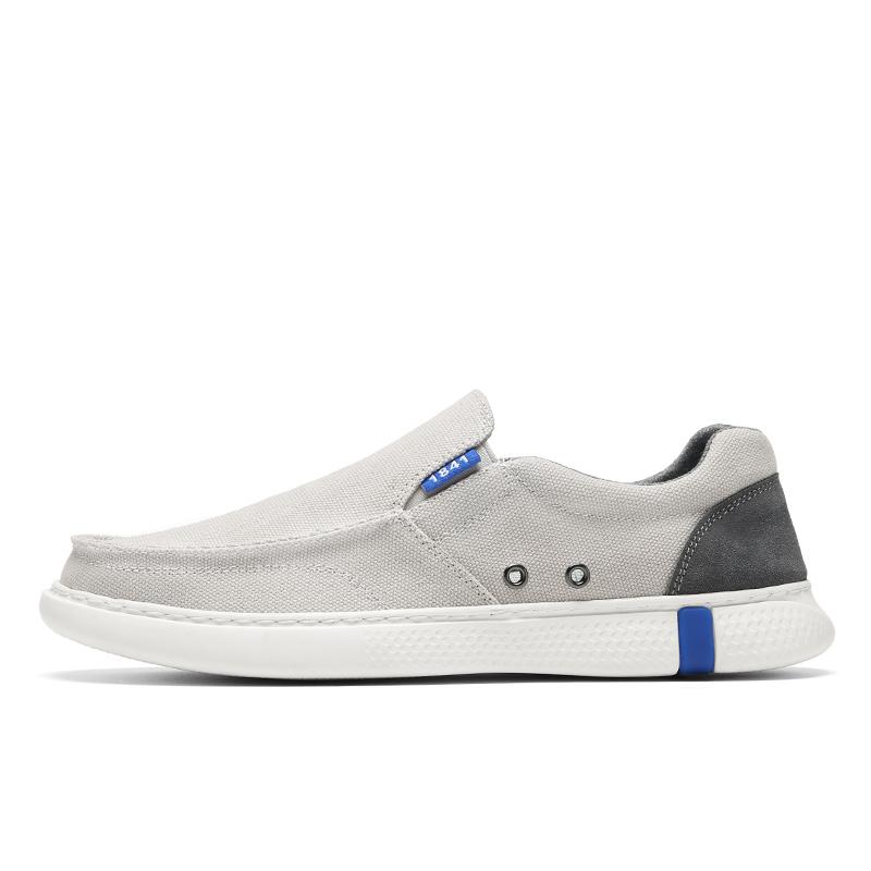 2024 Mans Loafers Shoes Flats Slippers Fabric Slip-on Men Driving Shoes Fashion Summer Style Soft Male Moccasins Lazy Boat Shoes