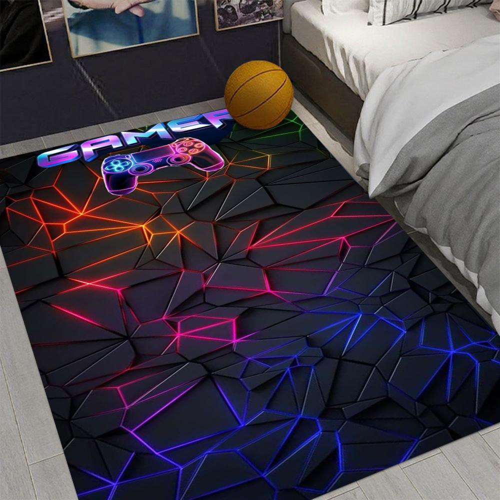 

Gaming Rug for Boy Room Gamer Rug Boys Game-Themed Bedroom Carpet Game Controller Carpet for Game Room Esports Room 50cm x 80cm