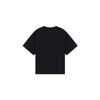 We11done Spring 26 Rhinestone Style Logo Minimalist Short Sleeve T-Shirt Unisex Tops Black WD-TT0-26-850-U-BK