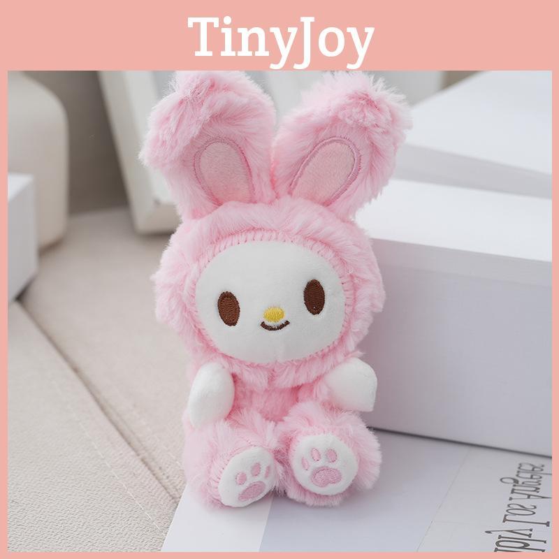 Adorable Plush Keychain Cute Rabbit And Bear Designs Perfect For Diy Gifts And Accessories