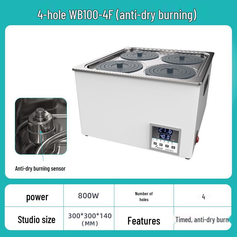 Electric Digital Laboratory Heater: Single, Double, Four, or Six-Hole Constant Temperature Water Bath