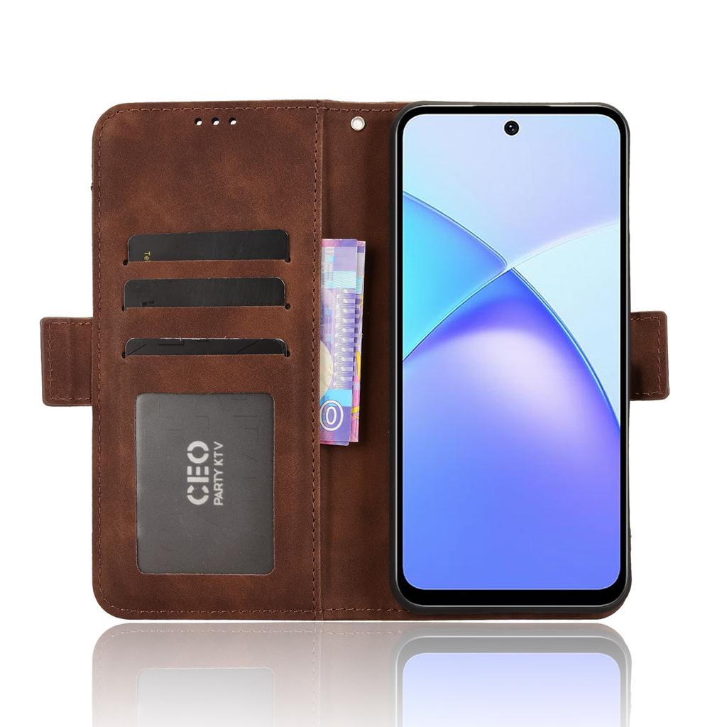For Infinix Smart 10 Plus Leather Case Phone Wallet Cover with Multiple Card Slots