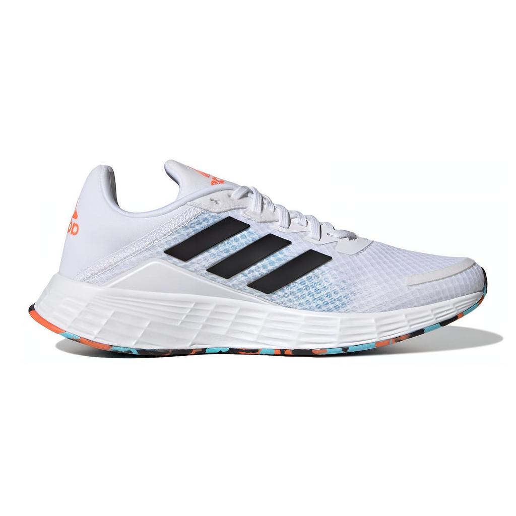 adidas Duramo SL J Weiß Pulse Aqua Kinder Sneaker Cloud-Weiß Core-Schwarz GV9817