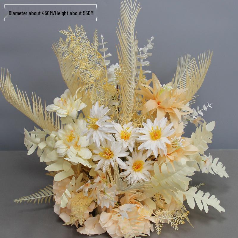 Artificial Wedding Aisle Flowers: Hotel Table Arrangements & Decorative Flower Balls for Stage and Welcome Area
