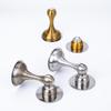 Silent Magnetic Stainless Steel Door Stopper - No-Drill, Anti-Collision, Thickened Design for Bedroom and Luxury Doors.