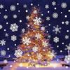 Decor New Year Party Clings Decal Electrostatic Sticker Christmas Windows Snowflakes Decal Stickers