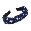 Patriotic Women's Headbands American Flag Design Red White Blue Stars Hair Decors For 4th July Celebration Accessory
