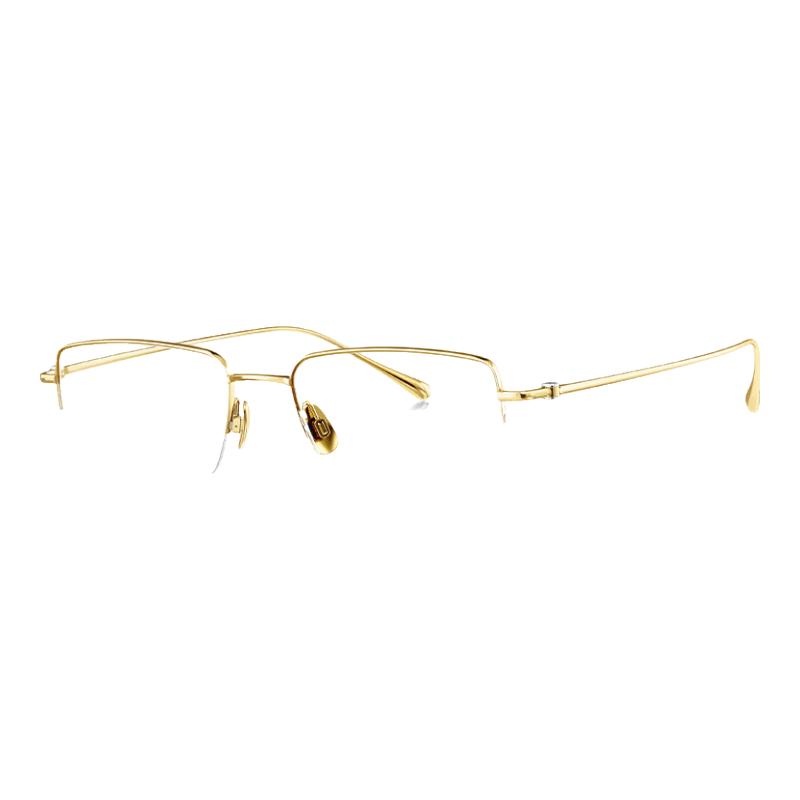 BOLON BT1611 Full-Rim Square Titanium Optical Glasses Frame 0-Degree Anti-Blue Light Lenses