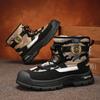 Men Snow Shoes Casual Winter Plush Warm Boots Platform Sneakers Male High Tops Cotton Shoes