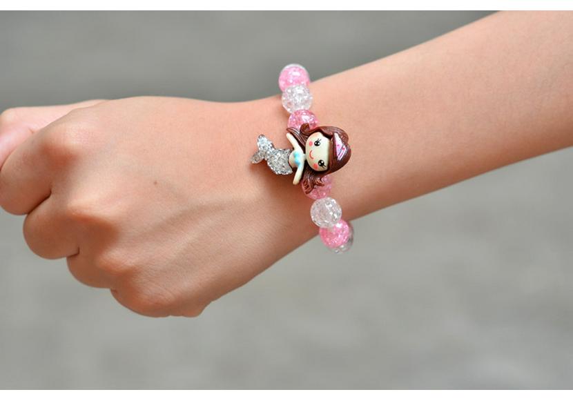 Cartoon Princess Girl's Ice & Snow Bracelet Gift Set for New Year & Birthday