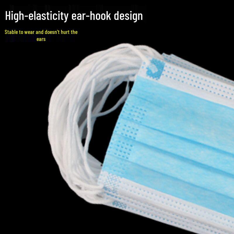 Unisex 3-layer Disposable Mask: Dustproof, Sunproof, Meltblown Layer Protection