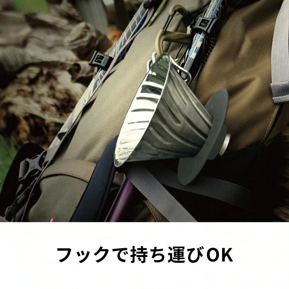 HARIO V60 Metall-Tropfer für 1 bis 4 Tassen, Silber, Hergestellt in Japan, O-VDM-02-HSV