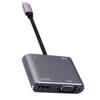 Multiports USB C To 4K 30Hz Adapter with VGA USB 3.0 Port & 100W Power Delivery Charging For High Speeded Data Transfer