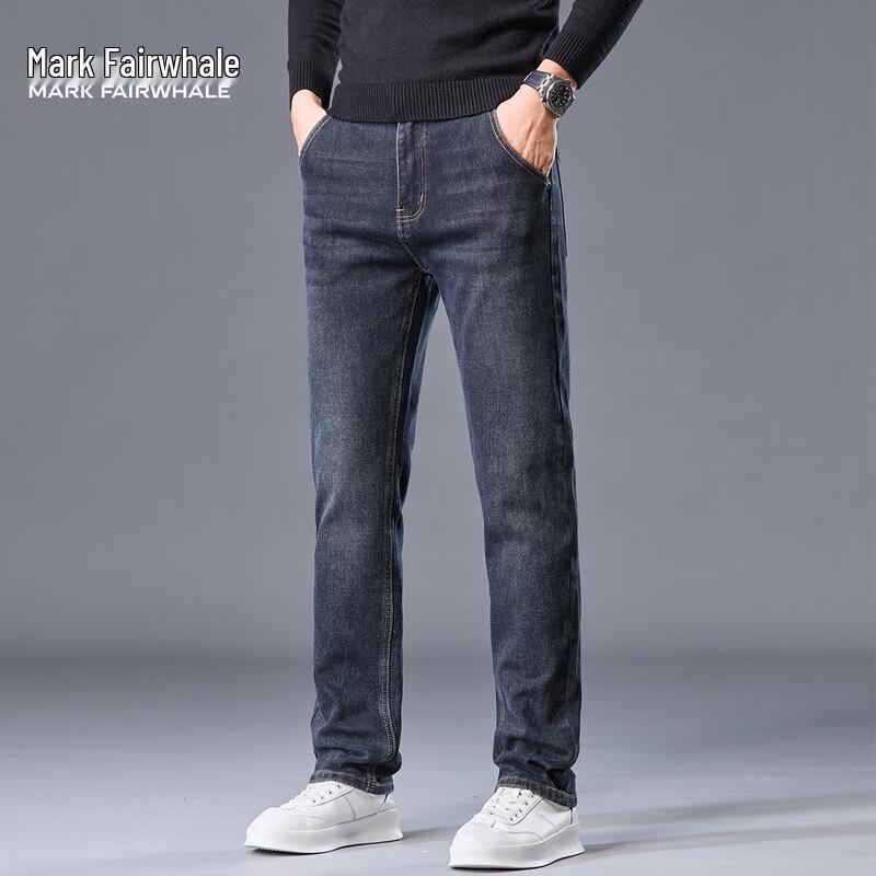 

Mark Fairwhale Men s Slim Fit Straight Leg Stretch Jeans 32