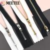Meetee 10/20Pcs 3# Metal Zippers 10-30cm Close End Black White Zip for Bags Jeans Jacket Pocket Zips DIY Sewing Accessories