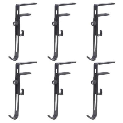 Practical Adjustable Mantel Hook Drillless Installation Slip Proof Iron Christmas Decors Holder Fireplaces Hook