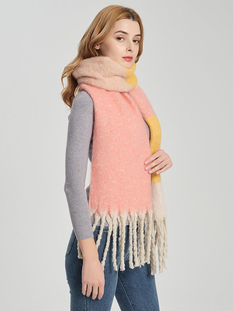 New Imitation Cashmere Women Scarf Winter Scarve Thick Wrap Shawl Pashmina Tassel Lady Mujer Foulard Femme Bufanda Echarpe Hiver