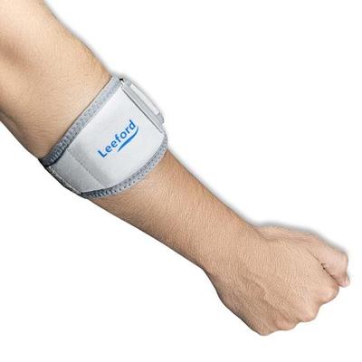 Leeford Polyurethan-Stützbandage für Tennisellenbogen zur Schmerzlinderung (S)-Ellenbogenstütze, verstellbar mit Kompressionspolster, ideal für Männer und Frauen