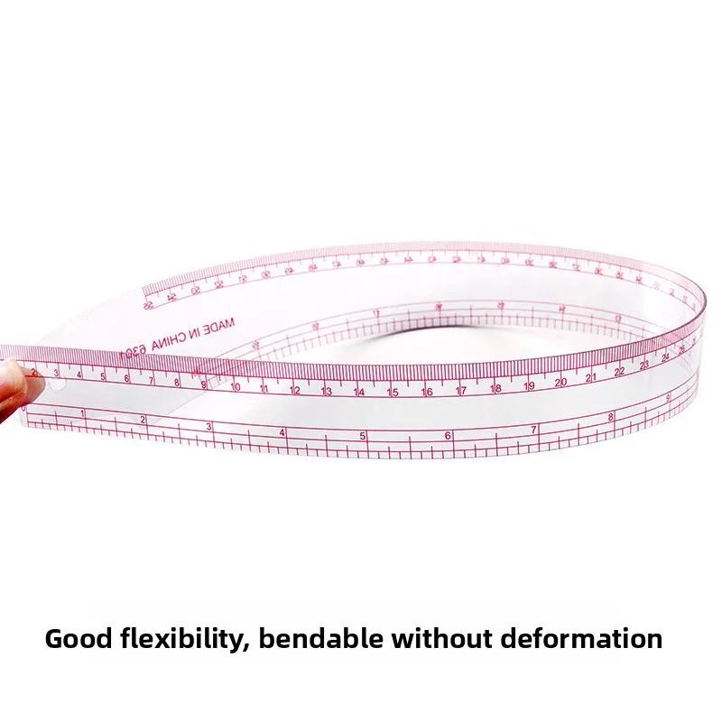Plastic Tailor Measuring Ruler Kit for Pattern Making Sewing Quilting DIY Patchwork Craft Beginners Tailors Designers